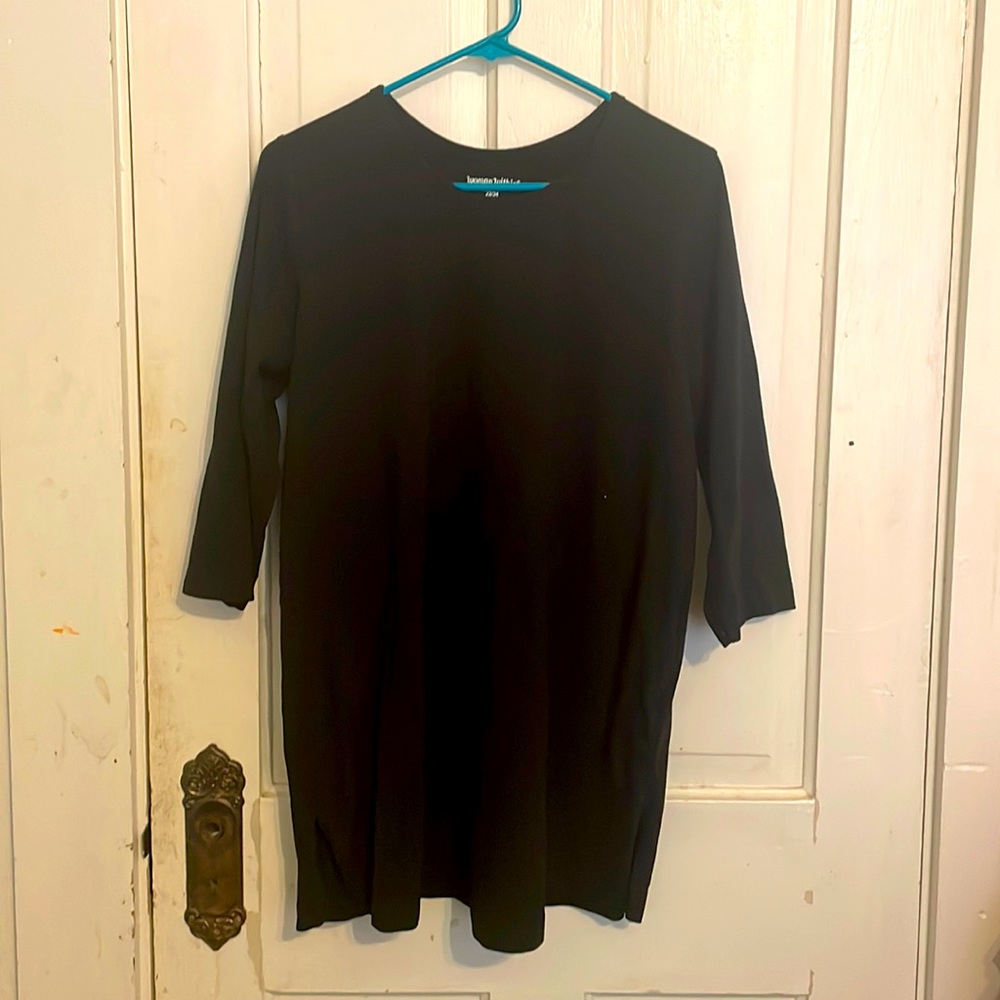 Black half sleeve shirt